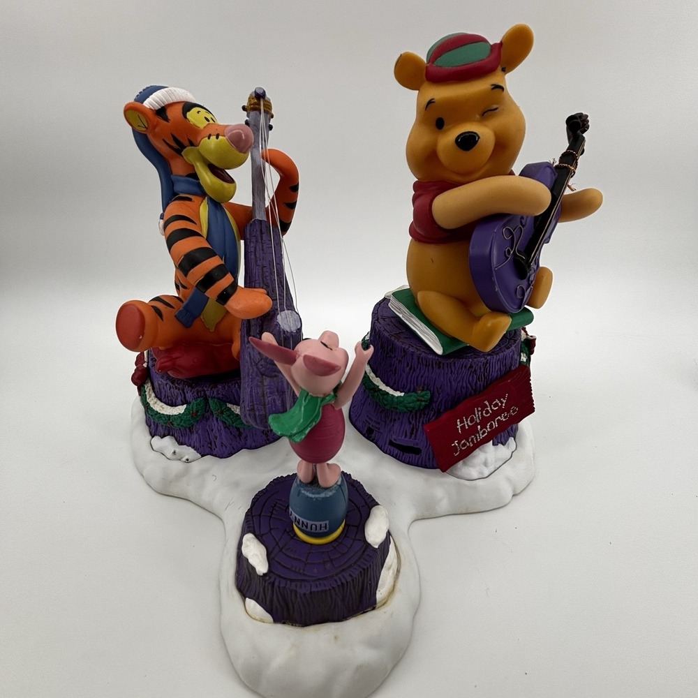 Vtg Mr Christmas Winnie The Pooh Holiday Jamboree Animated Musical Works Read